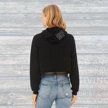 Load image into Gallery viewer, Womens Love | Forgiveness | Freedom Tee Crop Hoodie