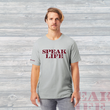 Load image into Gallery viewer, SPEAK LIFE Bold Unisex Tee